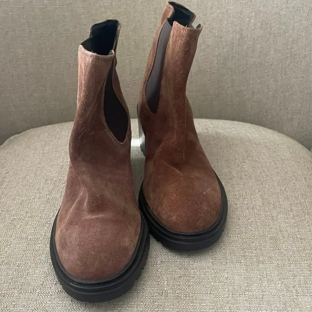 Geox Damiana Suede-Trim Shoe/Boot, S75